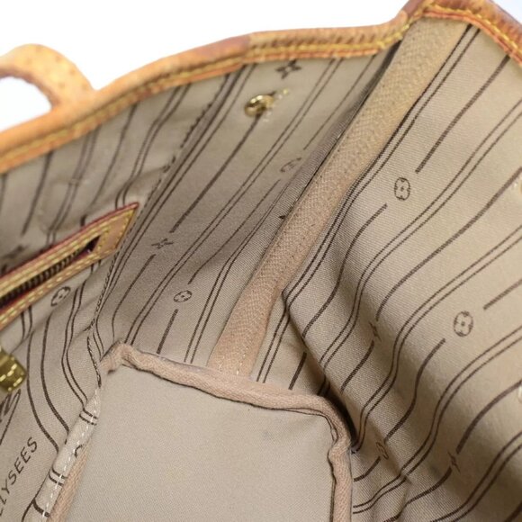 LOUIS VUITTON Neverfull PM Shoulder Tote Bag Monogram Leather - Picture 10 of 16